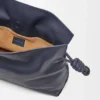 Mellomstor Flamenco-clutch i nappa-kalveskinn