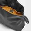 Mellomstor Flamenco-clutch i nappa-kalveskinn