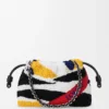 Mellomstor Flamenco Purse i brodert nappa Mellomstor Flamenco Purse i brodert nappa