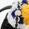 Mellomstor Flamenco Purse i brodert nappa Mellomstor Flamenco Purse i brodert nappa
