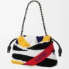 Mellomstor Flamenco Purse i brodert nappa Mellomstor Flamenco Purse i brodert nappa