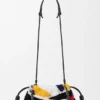 Mellomstor Flamenco Purse i brodert nappa Mellomstor Flamenco Purse i brodert nappa