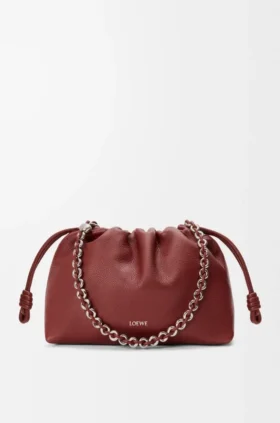 Mellomstor Flamenco Purse i finkornet kalveskinn