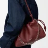 Mellomstor Flamenco Purse i finkornet kalveskinn