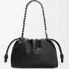 Mellomstor Flamenco Purse i finkornet kalveskinn