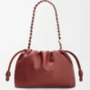 Mellomstor Flamenco Purse i finkornet kalveskinn