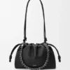 Mellomstor Flamenco Purse i finkornet kalveskinn