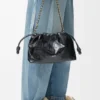 Mellomstor Flamenco Purse i hagfisk Mellomstor Flamenco Purse i hagfisk