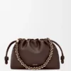 Mellomstor Flamenco Purse i mykt nappa-lammeskinn