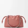 Mellomstor Flamenco Purse i mykt nappa-lammeskinn