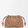 Mellomstor Flamenco Purse i mykt nappa-lammeskinn