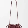 Mellomstor Flamenco Purse i mykt nappa-lammeskinn