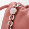 Mellomstor Flamenco Purse i mykt nappa-lammeskinn