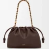 Mellomstor Flamenco Purse i mykt nappa-lammeskinn