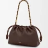 Mellomstor Flamenco Purse i mykt nappa-lammeskinn