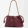 Mellomstor Flamenco Purse i mykt nappa-lammeskinn
