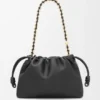 Mellomstor Flamenco Purse i mykt nappa-lammeskinn