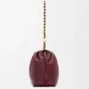 Mellomstor Flamenco Purse i mykt nappa-lammeskinn