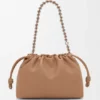 Mellomstor Flamenco Purse i mykt nappa-lammeskinn