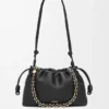 Mellomstor Flamenco Purse i mykt nappa-lammeskinn