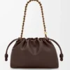 Mellomstor Flamenco Purse i mykt nappa-lammeskinn