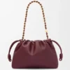 Mellomstor Flamenco Purse i mykt nappa-lammeskinn