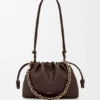 Mellomstor Flamenco Purse i mykt nappa-lammeskinn