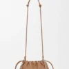 Mellomstor Flamenco Purse i mykt nappa-lammeskinn