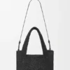 Mellomstor loewe Font Tote i raffia Mellomstor loewe Font Tote i raffia