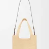 Mellomstor loewe Font Tote i raffia Mellomstor loewe Font Tote i raffia