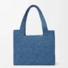 Mellomstor loewe Font Tote i raffia Mellomstor loewe Font Tote i raffia