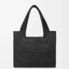 Mellomstor loewe Font Tote i raffia Mellomstor loewe Font Tote i raffia