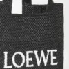 Mellomstor loewe Font Tote i raffia Mellomstor loewe Font Tote i raffia