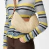 Mellomstor loewe Swing-veske i raffia og kalveskinn Mellomstor loewe Swing-veske i raffia og kalveskinn