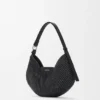 Mellomstor loewe Swing-veske i raffia og kalveskinn Mellomstor loewe Swing-veske i raffia og kalveskinn
