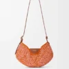 Mellomstor loewe Swing-veske i raffia og kalveskinn Mellomstor loewe Swing-veske i raffia og kalveskinn