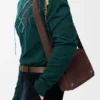 Mellomstor Pebble-messenger-veske i kornet nubuck Mellomstor Pebble-messenger-veske i kornet nubuck