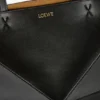 Mellomstor Puzzle Fold-tote-veske i skinnende kalveskinn