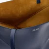 Mellomstor Puzzle Fold-tote-veske i skinnende kalveskinn