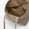 Middels horisontal Puzzle Fold-tote-veske i mykt, kornet kalveskinn
