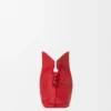 Middels stor Flamenco-clutch i nappa-kalveskinn