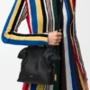 Mini Coil Flamenco-clutch i nappa-kalveskinn