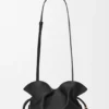 Mini Coil Flamenco-clutch i nappa-kalveskinn