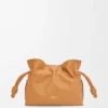 Mini Flamenco-clutch i nappa-kalveskinn