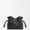 Mini Flamenco-clutch i nappa-kalveskinn