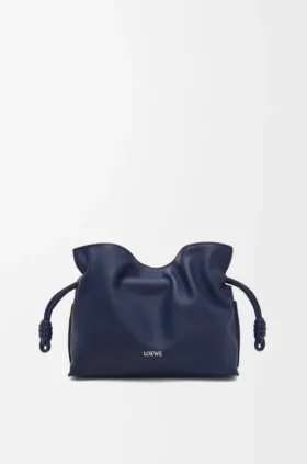 Mini Flamenco-clutch i nappa-kalveskinn