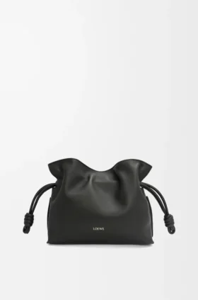 Mini Flamenco-clutch i nappa-kalveskinn