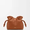 Mini Flamenco-clutch i nappa-kalveskinn