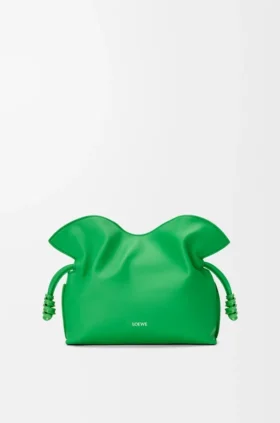 Mini Flamenco-clutch i nappa-kalveskinn