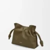 Mini Flamenco-clutch i nappa-kalveskinn